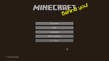 Main Menu (Forge 1.9.3) 