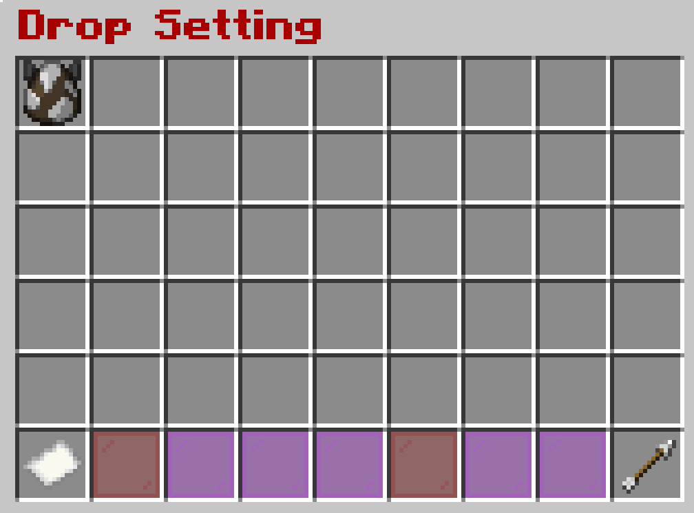 Drop Settings