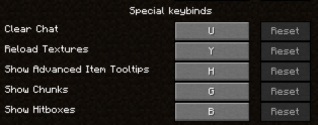 Keybinds