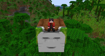 No Glasses on Happy Ghast!