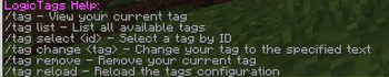 Get help from the help command