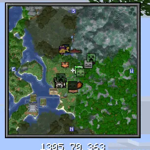 Minimap with Mobs