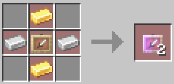 Invisible Item Frame Recipe