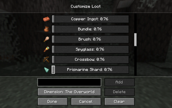 Customize Loot Menu