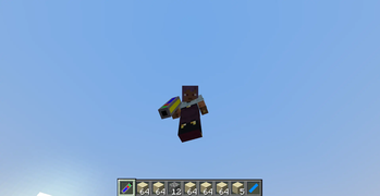 How the rocket launcher looks from third person