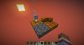 my base (bedrock skyblock)