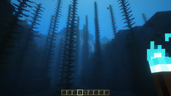 Soul torch underwater (dark)