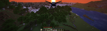 Flying into the sunset.....