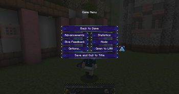 Ingame menu