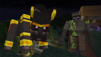 Ravager and Iron Golem