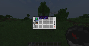 Example of the GUI in game