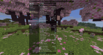 Settings preview