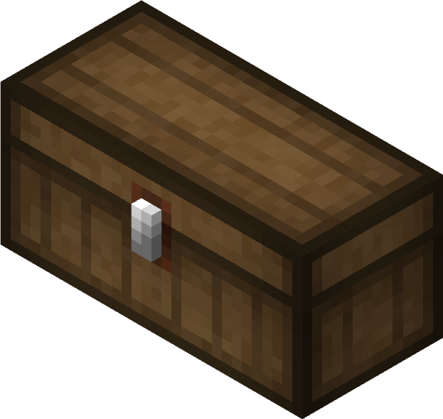 Double trapped spruce chest