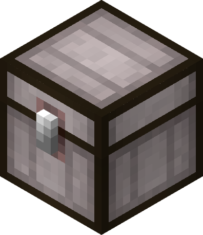 Trapped pale oak chest