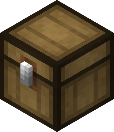 Trapped oak chest