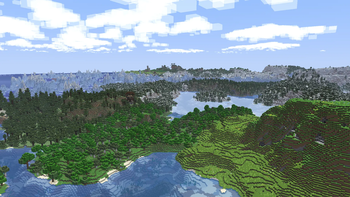 Voxy Panorama + I Like Vanilla Shaders
