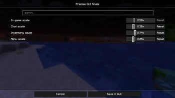 Config-screen
