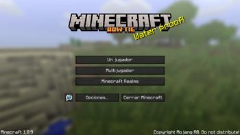 Main menu