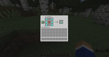 Diamond horse armor recipe