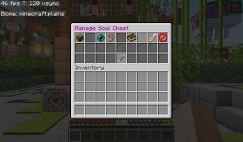 Manage chest