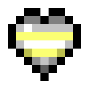 Demigender Pride Flag Hearts (7-Color)