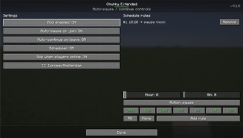 New menu