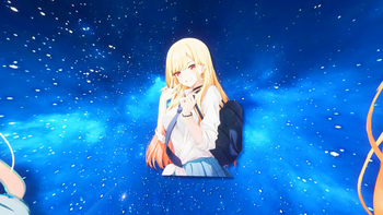 Night sky face 2