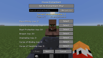 Enchantment Config Menu