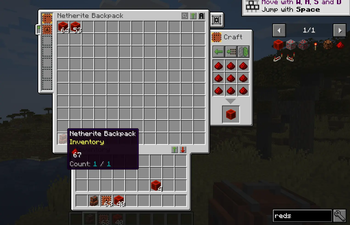 Sophisticated Backpacks: Advanced Crafting Upgrade Screenshot 1