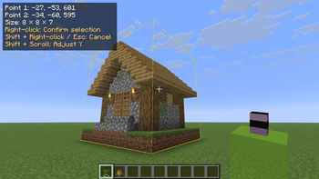 Structure Marker bounding box selection