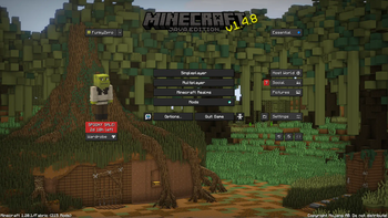 Menu Screenshot