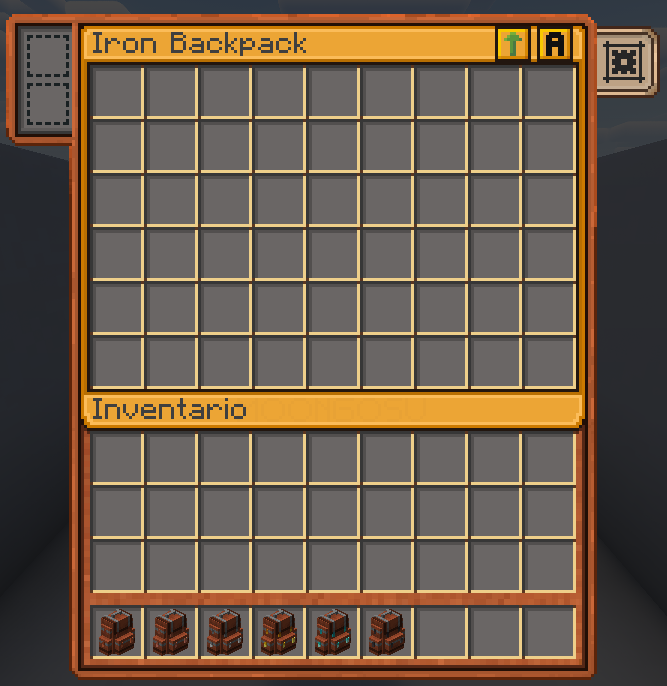 Iron Backpack GUI