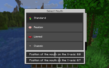 Mouth menu showcase