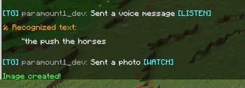 Voice and Image Messages Example