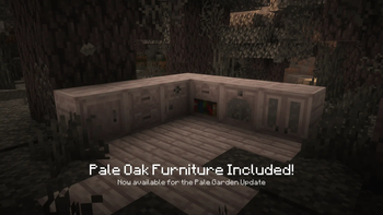 Pale Oak Furniture Included!