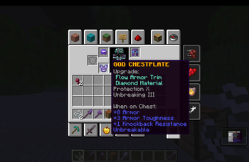 Chestplate abilities
