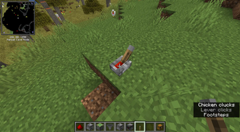 You can instantly see if the lever is on or off