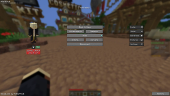 Pause menu