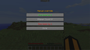 Manual override? What? WHo added this?