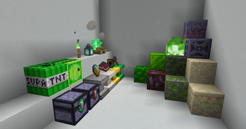 All of the blocks in the mod