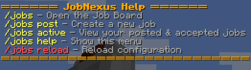 Help Menu