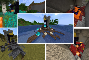 Showcase of all 5 biomes