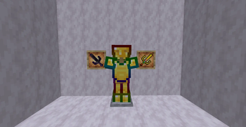 sick armor and swords