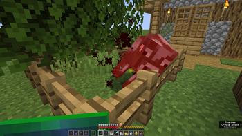 One cow was hit