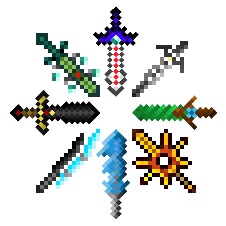 Minecraft: Swords & More Swords Mod Showcase (Adds More Than 25 Swords) 