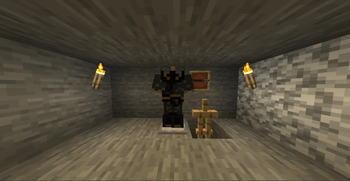 armor and sword