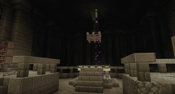 Eyes of ender Float to the center of the portal chamber room