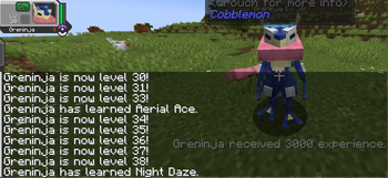 Greninja learning Night Daze at level 38