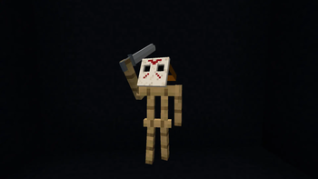 machete and mask