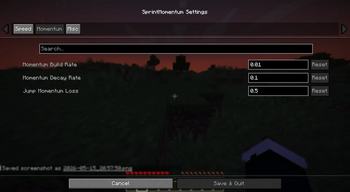 Config Menu